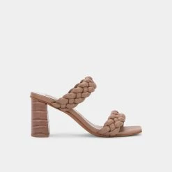 DOLCEVITA PAILY WIDE HEELS CAFE STELLA BRAIDED DETAILS