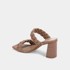 DOLCEVITA PAILY WIDE HEELS CAFE STELLA BRAIDED DETAILS
