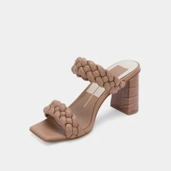 DOLCEVITA PAILY WIDE HEELS CAFE STELLA BRAIDED DETAILS