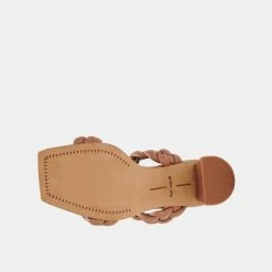 DOLCEVITA PAILY HEELS CARAMEL STELLA SANDALS