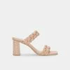 DOLCEVITA SANDALS PAILY HEELS CREAM STELLA