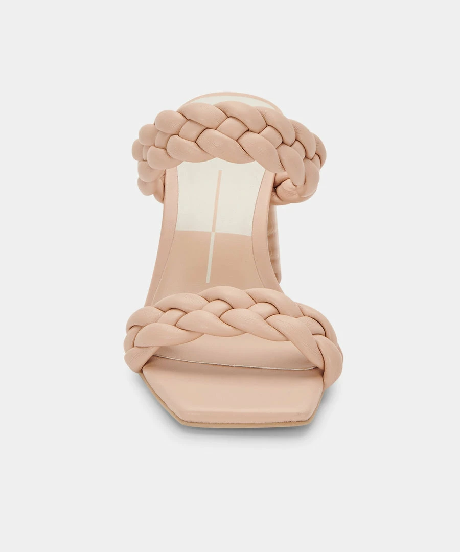 DOLCEVITA PAILY WIDE HEELS CREAM STELLA BRAIDED DETAILS