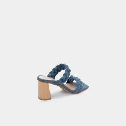 Recurate PAILY HEELS DK BLUE DENIM - Re:vita RESALE