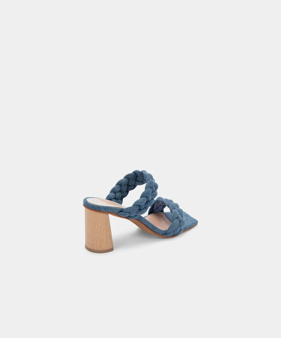 Recurate PAILY HEELS DK BLUE DENIM - Re:vita RESALE