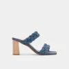 Recurate PAILY HEELS DK BLUE DENIM - Re:vita RESALE