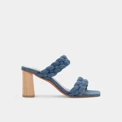 Recurate PAILY HEELS DK BLUE DENIM - Re:vita RESALE