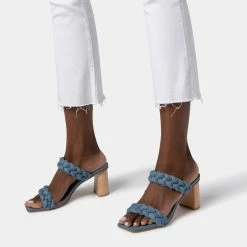 Recurate PAILY HEELS DK BLUE DENIM - Re:vita RESALE