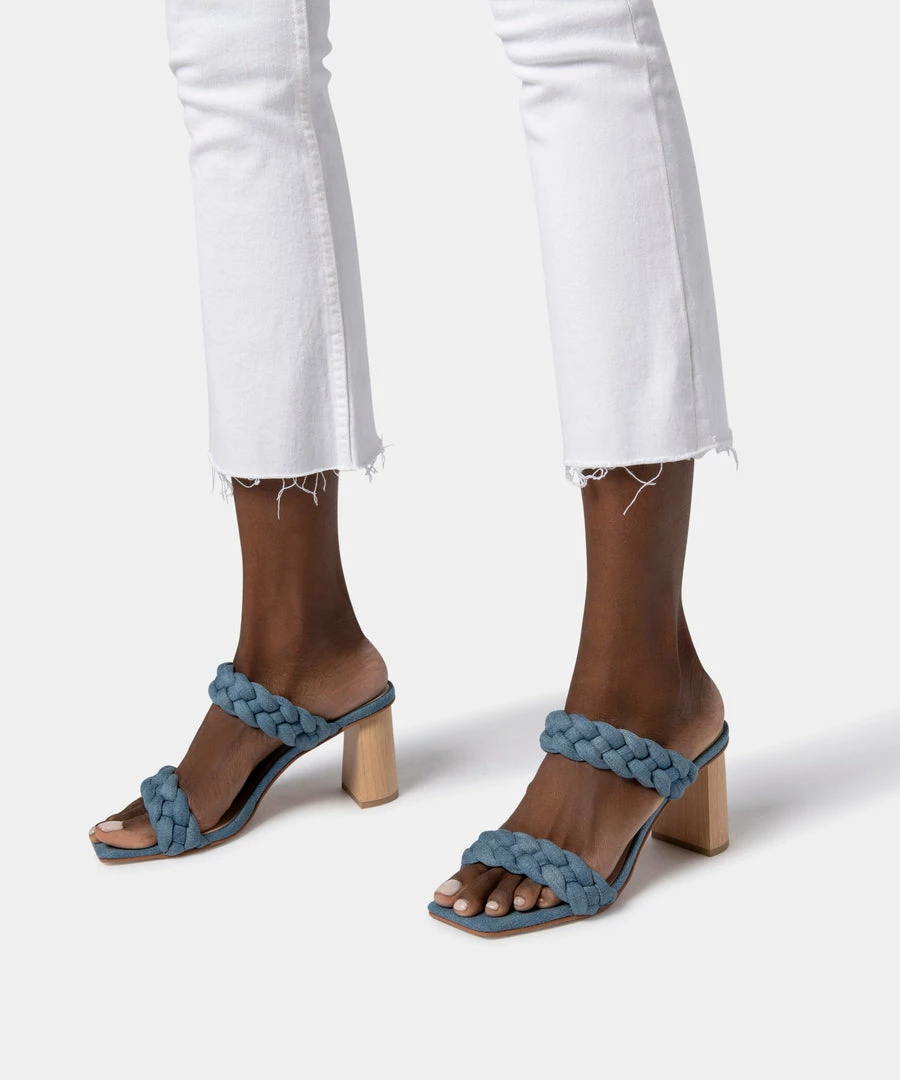 Recurate PAILY HEELS DK BLUE DENIM - Re:vita RESALE