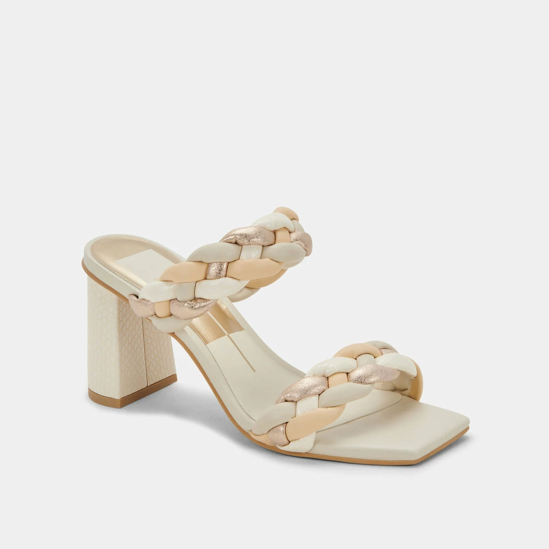 DOLCEVITA SALE PAILY WIDE HEELS IVORY MULTI STELLA