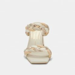 DOLCEVITA PAILY HEELS IVORY MULTI STELLA SANDALS