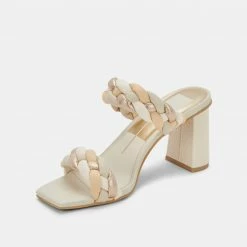 DOLCEVITA SALE PAILY WIDE HEELS IVORY MULTI STELLA