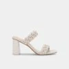 DOLCEVITA PAILY HEELS IVORY STELLA SANDALS