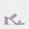 DOLCEVITA SANDALS PAILY HEELS LILAC STELLA