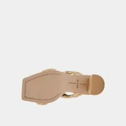 DOLCEVITA PAILY HEELS LT NATURAL RAFFIA