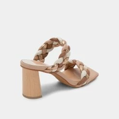 DOLCEVITA PAILY WIDE HEELS NATURAL MULTI STELLA