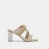 Recurate PARTHA HEELS IN IVORY MULTI STELLA - Re:vita RESALE