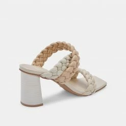 Recurate PARTHA HEELS IN IVORY MULTI STELLA - Re:vita RESALE