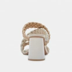 Recurate PARTHA HEELS IN IVORY MULTI STELLA - Re:vita RESALE