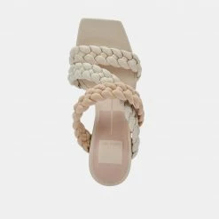 Recurate PARTHA HEELS IN IVORY MULTI STELLA - Re:vita RESALE