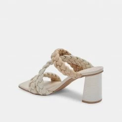 Recurate PARTHA HEELS IN IVORY MULTI STELLA - Re:vita RESALE