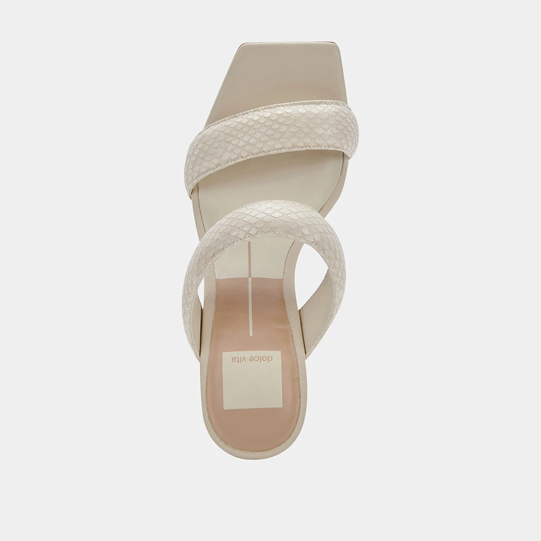 DOLCEVITA WIDE SIZING PASCOE WIDE HEELS IVORY EMBOSSED STELLA