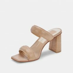 DOLCEVITA WIDE SIZING PASCOE WIDE HEELS TAUPE EMBOSSED STELLA