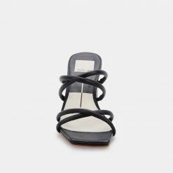 DOLCEVITA PATSI HEELS BLACK LEATHER