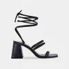 DOLCEVITA SANDALS PAXX HEELS BLACK STELLA