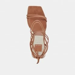 DOLCEVITA SANDALS PAXX HEELS LUGGAGE STELLA