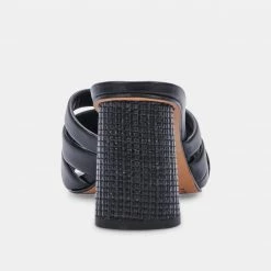 DOLCEVITA New In PAZLEE HEELS BLACK LEATHER