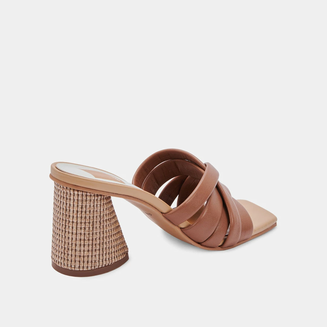 DOLCEVITA PAZLEE HEELS CEDAR LEATHER SANDALS