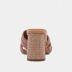 DOLCEVITA PAZLEE HEELS CEDAR LEATHER SANDALS