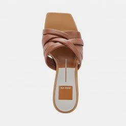 DOLCEVITA PAZLEE HEELS CEDAR LEATHER SANDALS