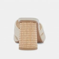 DOLCEVITA PAZLEE HEELS IVORY LEATHER