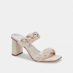 DOLCEVITA PHEBY HEELS BEIGE SILK