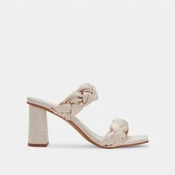 DOLCEVITA PHEBY HEELS BEIGE SILK