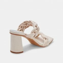 DOLCEVITA PHEBY HEELS BEIGE SILK