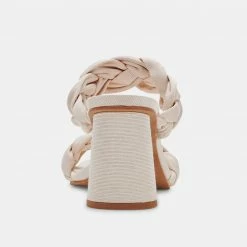 DOLCEVITA PHEBY HEELS BEIGE SILK