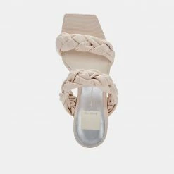 DOLCEVITA PHEBY HEELS BEIGE SILK