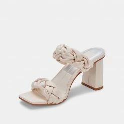 DOLCEVITA PHEBY HEELS BEIGE SILK