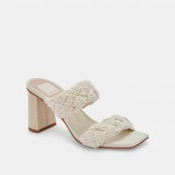 DOLCEVITA PLAY HEELS IVORY ROPE