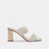 DOLCEVITA PLAY HEELS IVORY ROPE