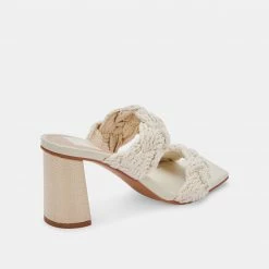 DOLCEVITA PLAY HEELS IVORY ROPE