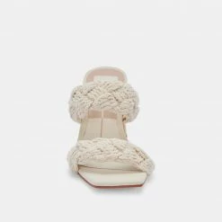 DOLCEVITA PLAY HEELS IVORY ROPE