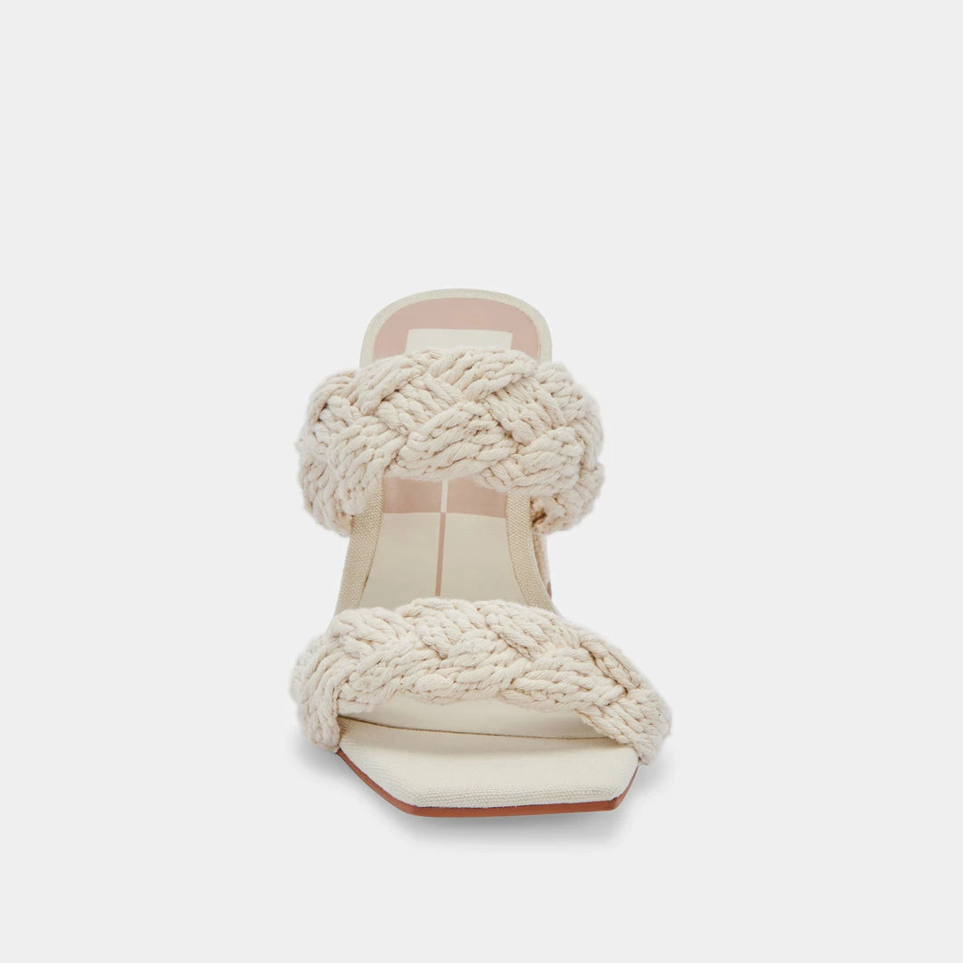 DOLCEVITA PLAY HEELS IVORY ROPE