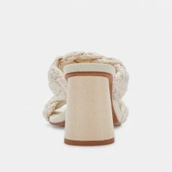 DOLCEVITA PLAY HEELS IVORY ROPE