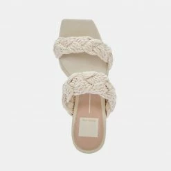 DOLCEVITA PLAY HEELS IVORY ROPE