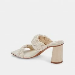 DOLCEVITA PLAY HEELS IVORY ROPE