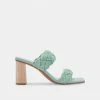 DOLCEVITA SANDALS PLAY HEELS MINT ROPE