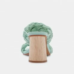 DOLCEVITA SANDALS PLAY HEELS MINT ROPE